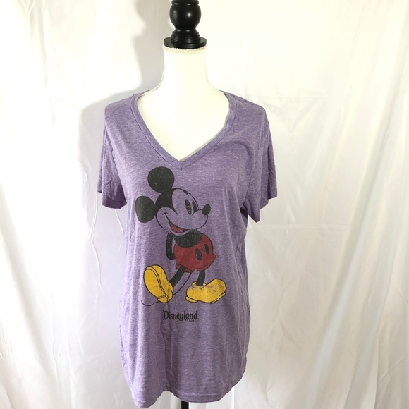 Disney Tops - Disney Parks Womens Purple XL Mickey Mouse T-Shirt